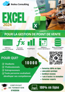 Excel pour la gestion de point de vente