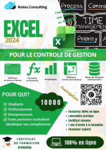 Excel pour le control de gestion